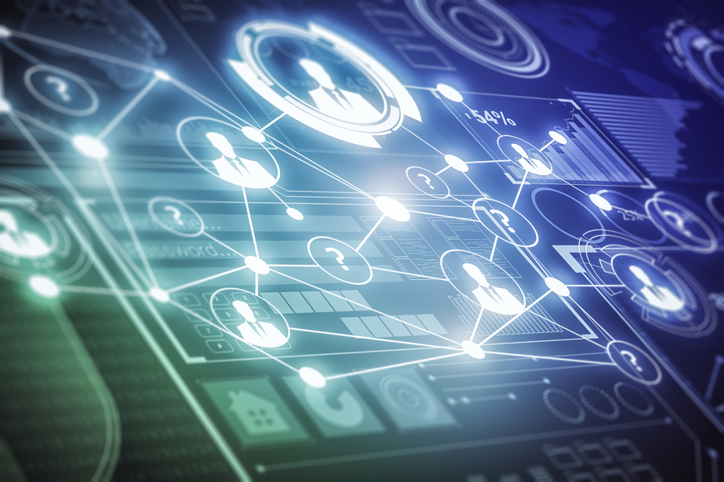 データを駆使してマッチングしているイメージ